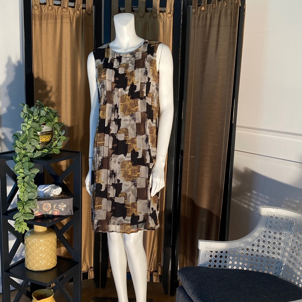 Voir Voir Multicolor Abstract Mini Dress